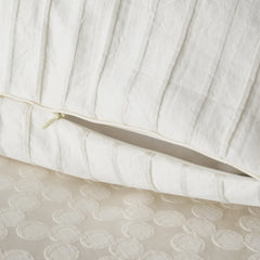 Anello Alabaster | Jacquard Bedding by St Geneve - Fabric from Italy Sewn in Canada