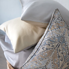 Arras | Printed Sateen Bedding by St Geneve - Fabric from Italy Sewn in Canada