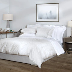 Aura | Jacquard Bedding by St Geneve Fine Linen - Fabric from Italy Sewn in Canada