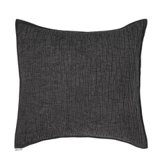 Barbara Charcoal Grey Textured Bedding by Brunelli