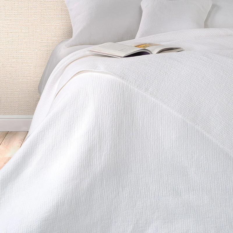 Contemporain White Quilt by Brunelli