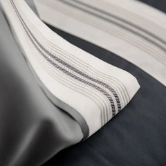 Capri Sussex | Jacquard Duvet Cover by St Geneve Fine Linen - Fabric from Italy Sewn in Canada