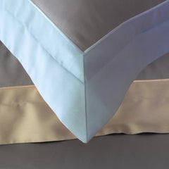 Capri Cambridge | Sateen 100% Egyptian Long-Staple Cotton by St Geneve Fine Linen - Fabric from Italy Sewn in Canada