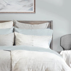 Celeste | Jacquard Bedding by St Geneve - Fabric from Portugal Sewn in Canada