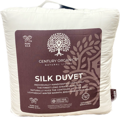 Century Organics Silk Duvet In A Cloth Bag