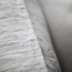 Colette Stripe | Linen Jacquard 100% Linen Bedding by St Geneve Fine Linen - Fabric from Italy Sewn in Canada