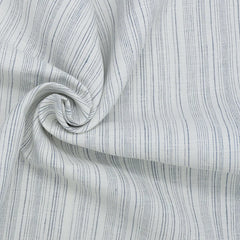 Colette Stripe | Linen Jacquard 100% Linen Bedding by St Geneve Fine Linen - Fabric from Italy Sewn in Canada