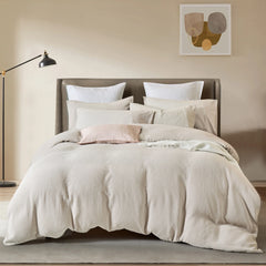 Crinkle Duvet Cover Set - Available In 3 Colours