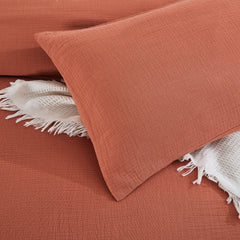 Crinkle Duvet Cover Set - Available In 3 Colours