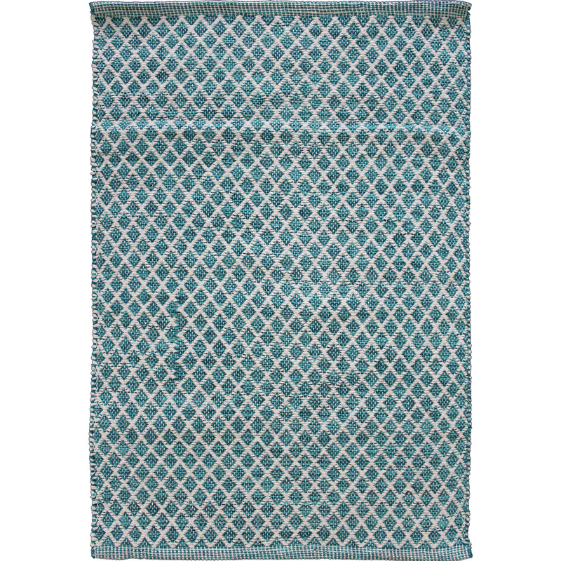 Dhurrie Maywood Aqua Green Rug