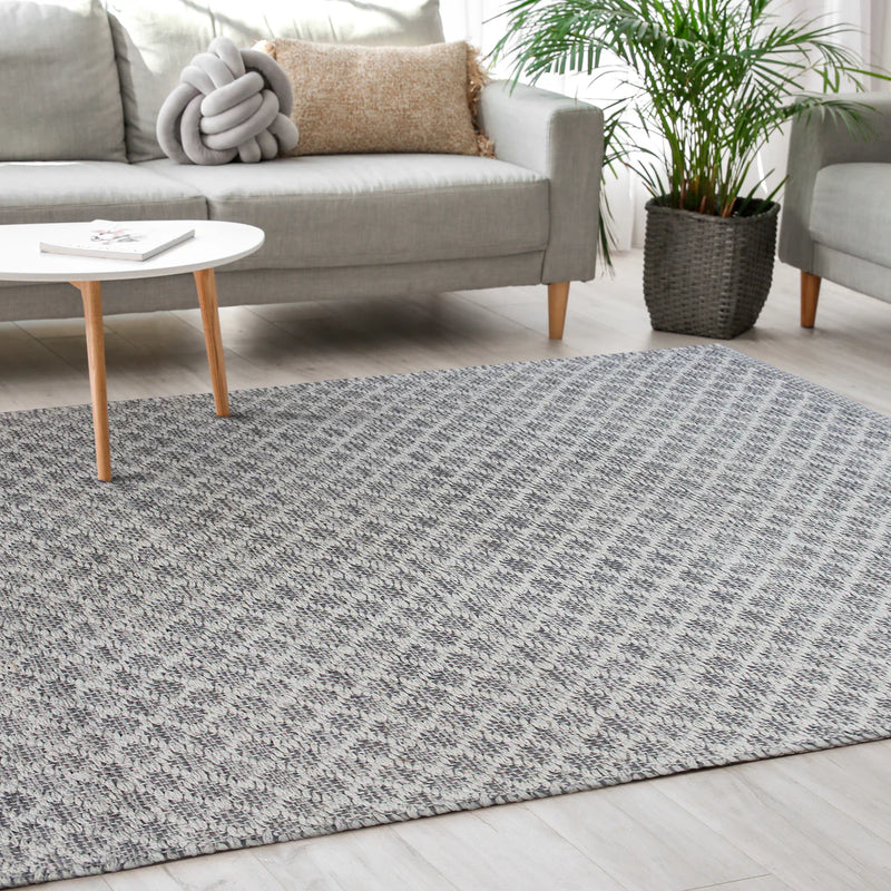 Dhurrie Maywood Stone Grey Rug