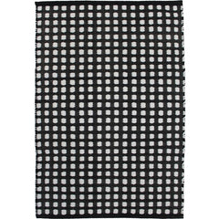 Dhurrie Illusion Black & White Rug