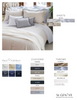 Echo 100% linen Duvet Cover Set Fabric from Italy Sewn in Canada - Available In 15 colours