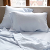 Echo 100% linen Duvet Cover Set Fabric from Italy Sewn in Canada - Available In 15 colours