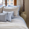 Echo 100% linen Duvet Cover Set Fabric from Italy Sewn in Canada - Available In 15 colours