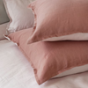 Echo Dou 100% linen by St Geneve - Fabric from Italy Sewn in Canada - Available In 15 colours