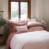 Echo Dou 100% linen by St Geneve - Fabric from Italy Sewn in Canada - Available In 15 colours