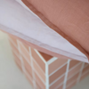 Echo Dou 100% linen by St Geneve - Fabric from Italy Sewn in Canada - Available In 15 colours