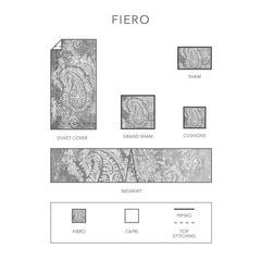 Fiero | Jacquard by  St Geneve Fine Bedding - Fabric from Italy & Sewn in Canada