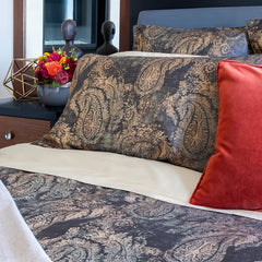 Fiero | Jacquard by  St Geneve Fine Bedding - Fabric from Italy & Sewn in Canada