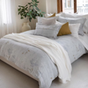 Fortuna | Jacquard Bedding by St Geneve Fine Linen - Fabric from Italy Sewn in Canada