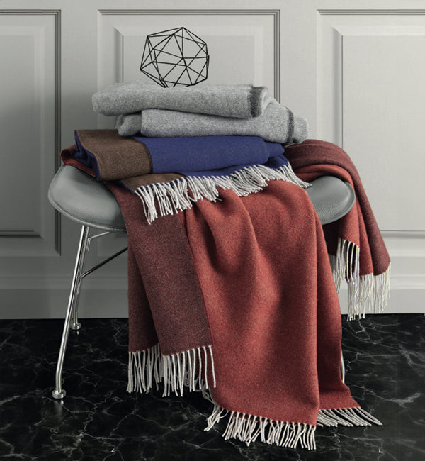 Gold Throws  - Woven And  Made In Italy - Available In 7 Colours