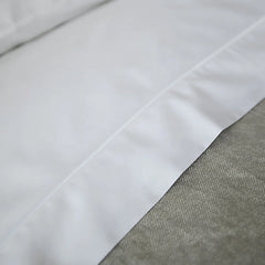 Imperial Hotel | Sateen with Satin Stitch by St Geneve Fine Linen - Fabric from Germany Sewn in Canada