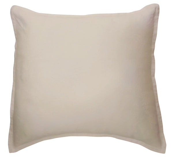 Linen natural pillow sham