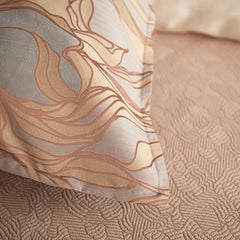 L’Amour | Jacquard Bedding by St Geneve Fine Linen Fabric From Italy Sewn In Canada