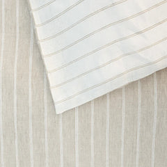 Linea | 100% Linen Jacquard Bedding by St Geneve - Fabric from Italy Sewn in Canada