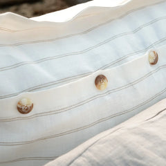 Linea | 100% Linen Jacquard Bedding by St Geneve - Fabric from Italy Sewn in Canada