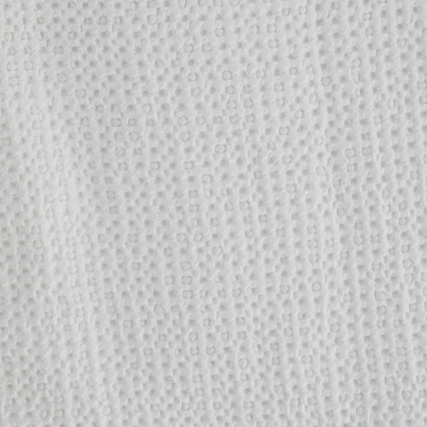 Michelle Waffle White Bedding by St Geneve Fine Linen Made for St Genève in Portugal