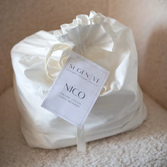 Nico Organic Percale 100% Organic Long Staple Cotton by St Geneve Fine Linen - Made In Canada