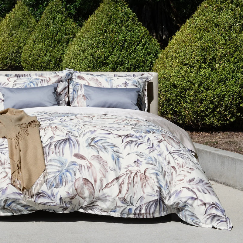 Palmetto| Printed Sateen Bedding by St Geneve Fine Bedding - Made In Portugal