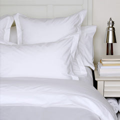 Percale Deluxe Solid Duvet Covers by Cuddledown Bedding - Made In Canada