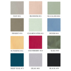 Percale Fashion Solid Collection Pillowcases by Cuddle Down Bedding - Made In Canada