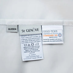 Porto | Sateen 100% Egyptian Long-Staple Cotton Bedding by St Geneve - Made for St Genève in Portugal