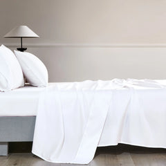 Pristine Pima Cotton Flat Sheet by Daniadown