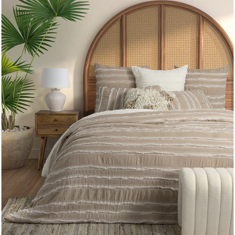 Relax Taupe Duvet Cover by Brunelli