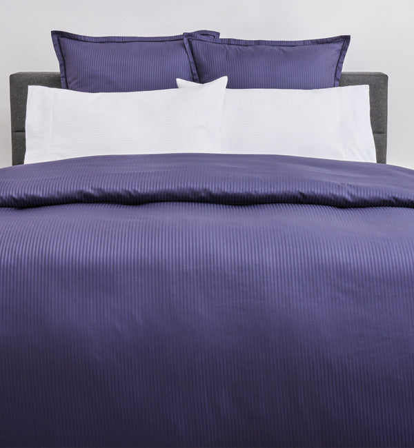 Renaissance Hotel Collection Stripe Duvet Covers by Cuddledown Bedding - Made In Canada