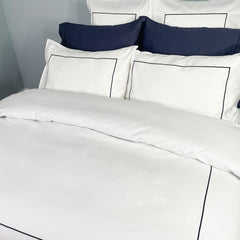 Renaissance Hotel White Collection by Cuddledown Bedding - Woven & Dyed in Italy -  Made In Canada