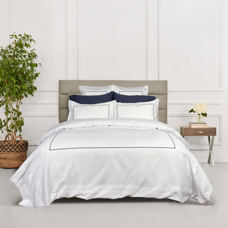 Renaissance Hotel White Collection by Cuddledown Bedding - Woven & Dyed in Italy -  Made In Canada