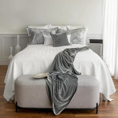 Scala White | Matelassé Bedding by St Geneve Fine Linen - Made In Italy