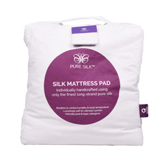 Silk Mattress Pads in Cloth Bag