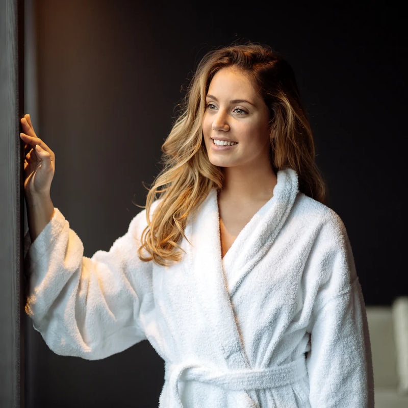 Soft Touch Bathrobe by Daniadown - Made in Portugal
