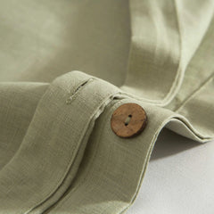 French Linen Duvet Cover Set by Daniadown - Available In 11 Colours