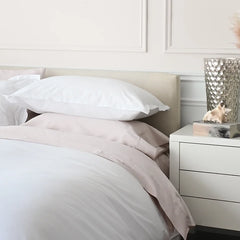 Sussurro | Percale Bedding by St Geneve Fine Linen - Fabric from Italy Sewn in Canada