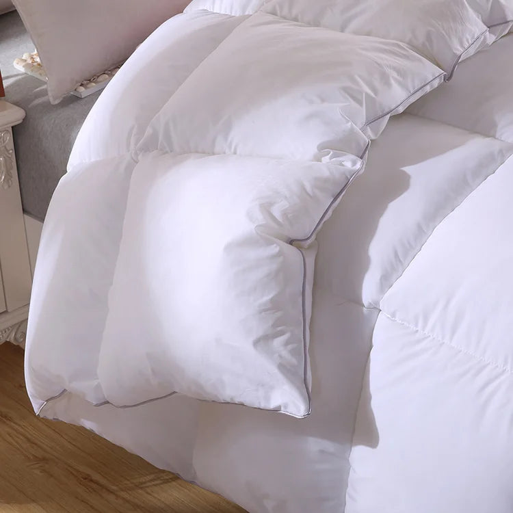 Hutterite White Goose Down Duvet - Roma 380TC Made in Canada