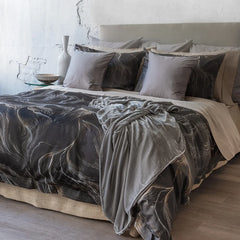 Vesper | Jacquard Bedding by St Geneve Fine Linen - Fabric from Italy Sewn in Canada