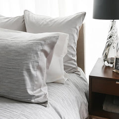 Vista | Jacquard Bedding by St Geneve Fine Linen - Fabric from Italy Sewn in Canada